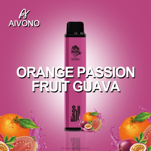 Aivono AIM BINGO 4000 guayaba naranja y maracuyá 48P8132 - Aivono Colombia