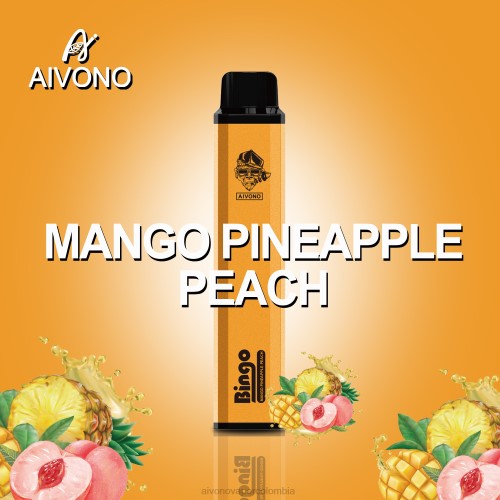 Aivono AIM BINGO 4000 mango piña durazno 48P8136 - Aivono Vaper Colombia