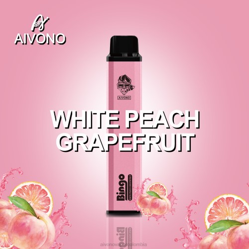 Aivono AIM BINGO 4000 pomelo melocotón blanco 48P8134 - Aivono Puffs Colombia