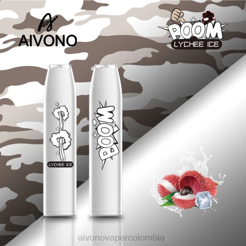 Aivono AIM BOOM 600 hielo de lichi 48P8365 - Vaper Aivono Colombia