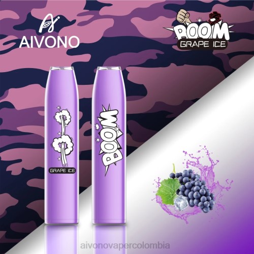 Aivono AIM BOOM 600 hielo de uva 48P8359 - Aivono Puffs Colombia
