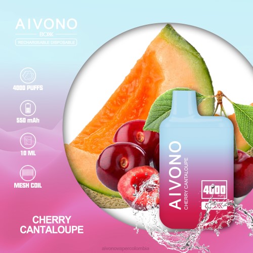 Aivono AIM BOXX 4000 melón cereza 48P8223 - Aivono Puffs