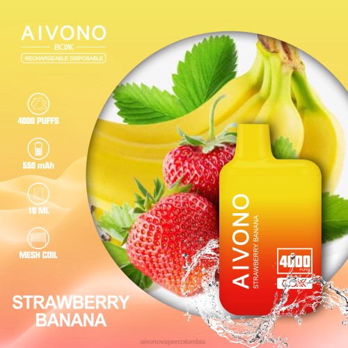 Aivono AIM BOXX 4000 plátano fresa 48P8231 - Aivono Vaper Colombia