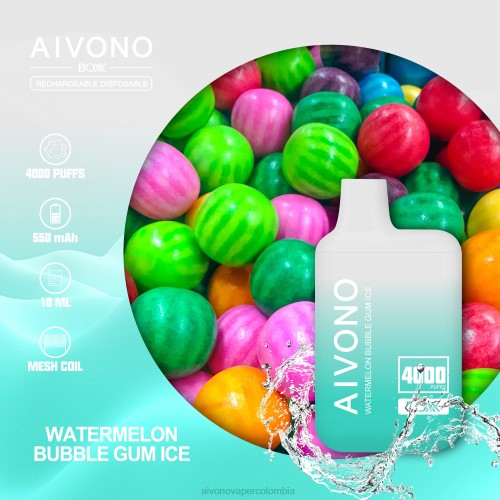 Aivono AIM BOXX 4000 sandía chicle hielo 48P8227 - Aivono Colombia