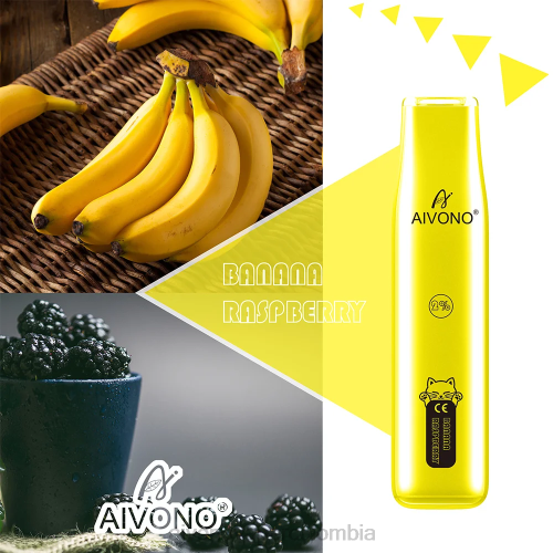 Aivono AIM CAT 400 frambuesa plátano 48P8334 - Aivono Puffs Colombia