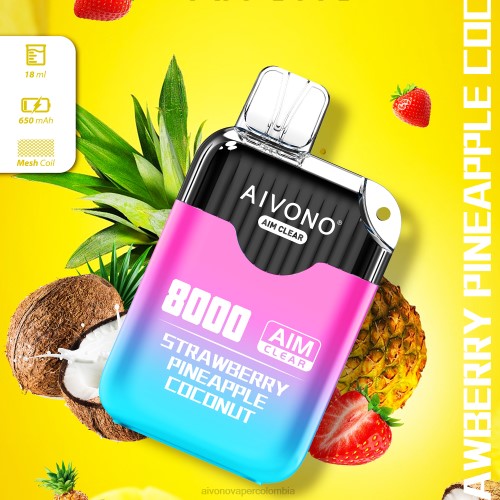 Aivono AIM CLEAR 8000 fresa piña coco 48P8207 - Aivono Colombia