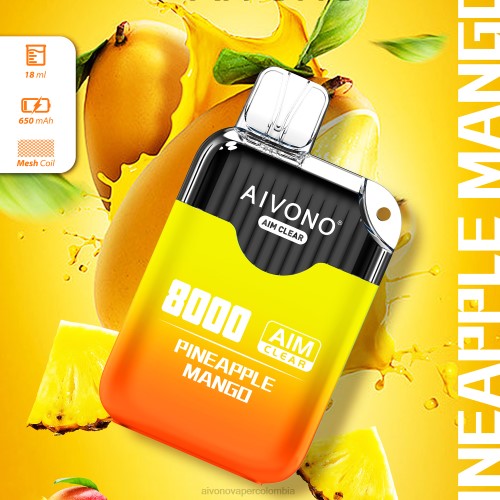 Aivono AIM CLEAR 8000 mango de piña 48P8209 - Aivono Puffs Colombia