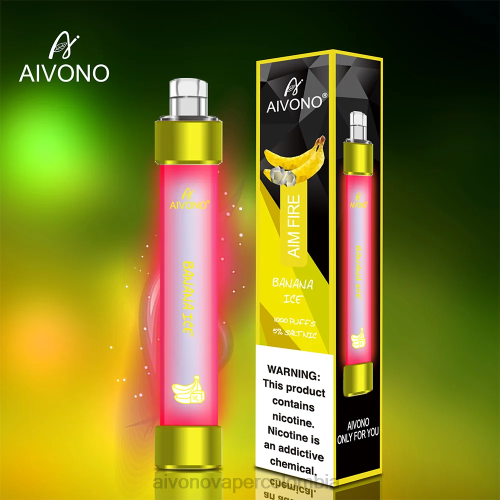 Aivono AIM FIRE 1000 hielo de plátano 48P8324 - Aivono Puffs Colombia