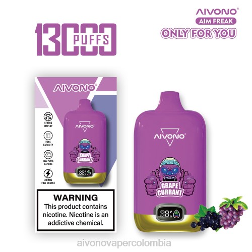 Aivono AIM FREAK 13000 grosella de uva 48P8251 - Aivono Vaper Colombia