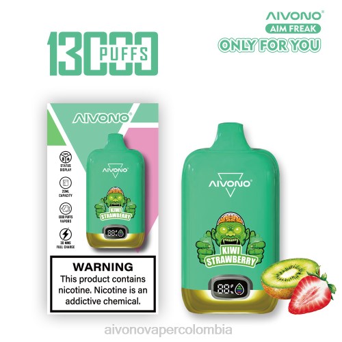 Aivono AIM FREAK 13000 kiwi fresa 48P8246 - Aivono Vaper Colombia