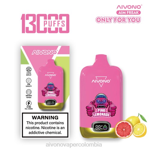 Aivono AIM FREAK 13000 limonada rosa 48P8249 - Aivono Puffs Colombia
