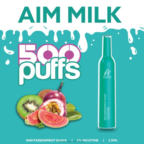 Aivono AIM MILK 500 kiwi maracuyá guayaba 48P8272 - Aivono Colombia