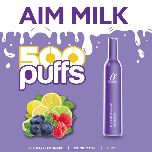 Aivono AIM MILK 500 limonada azul razz 48P8264 - Aivono Puffs Colombia