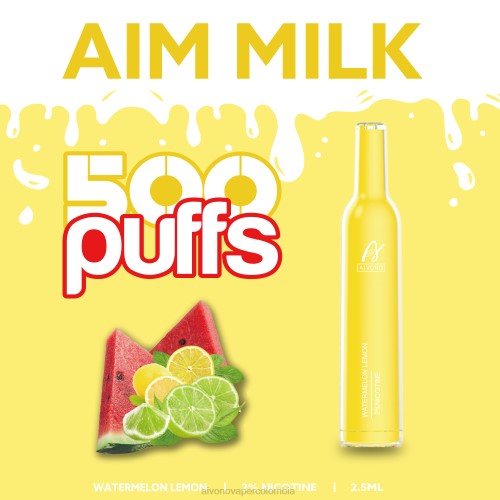 Aivono AIM MILK 500 sandia limon 48P8270 - Vaper Aivono Colombia