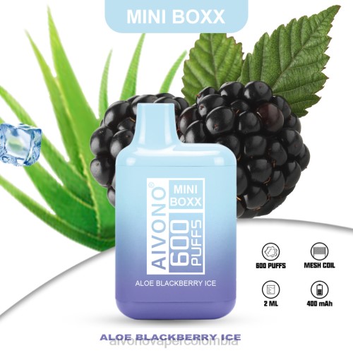 Aivono AIM MINI BOXX 600 hielo actual de aloe 48P8240 - Vaper Aivono Colombia