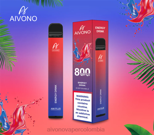Aivono AIM PLUS 800 bebida energética 48P8201 - Aivono Vaper Colombia