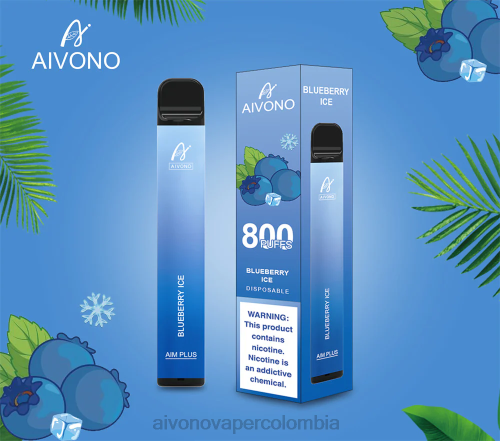Aivono AIM PLUS 800 hielo de arándanos 48P8175 - Vaper Aivono Colombia