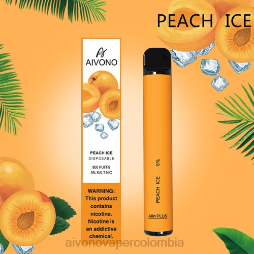 Aivono AIM PLUS 800 hielo de durazno 48P8190 - Vaper Aivono Colombia
