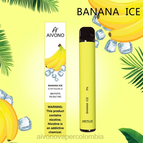 Aivono AIM PLUS 800 hielo de plátano 48P8171 - Aivono Vaper Colombia