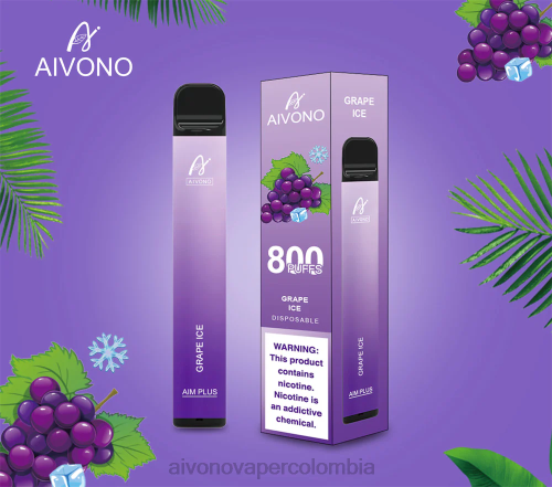 Aivono AIM PLUS 800 hielo de uva 48P8179 - Aivono Puffs Colombia