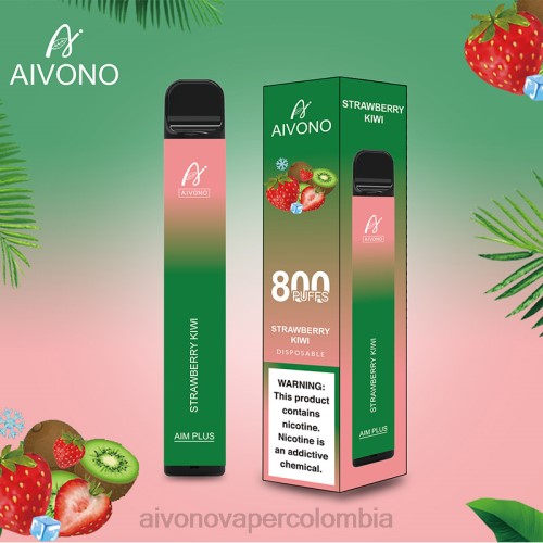 Aivono AIM PLUS 800 kiwi fresa 48P8194 - Aivono Puffs Colombia