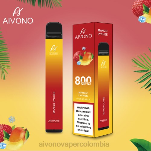Aivono AIM PLUS 800 lichi de mango 48P8185 - Vaper Aivono Colombia
