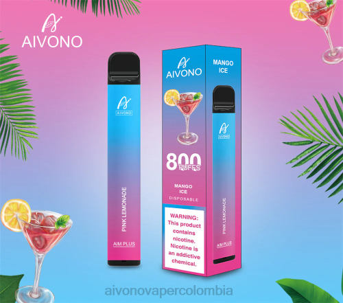 Aivono AIM PLUS 800 limonada rosa 48P8191 - Aivono Vaper Colombia