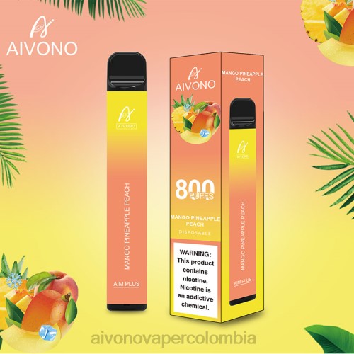 Aivono AIM PLUS 800 mango piña durazno 48P8186 - Aivono Vaper Colombia
