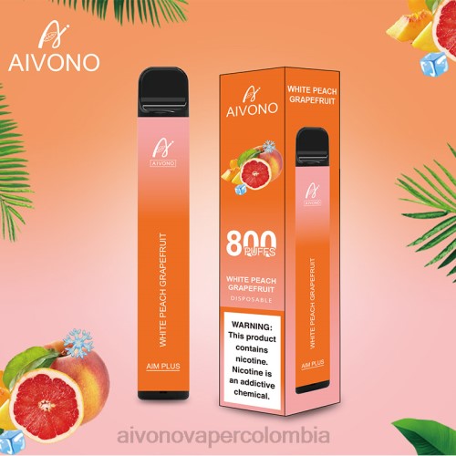 Aivono AIM PLUS 800 pomelo melocotón blanco 48P8199 - Aivono Puffs Colombia