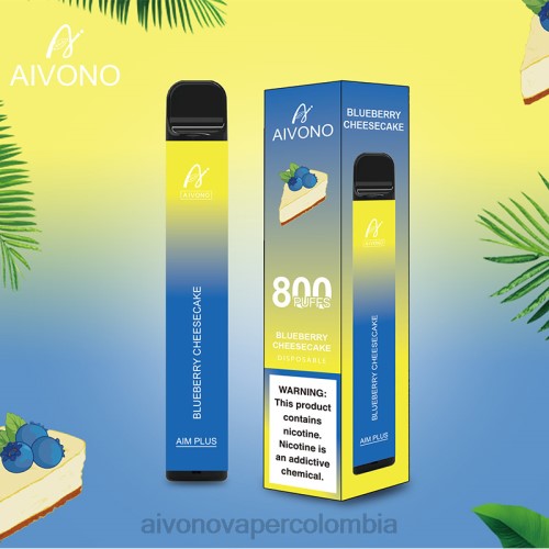 Aivono AIM PLUS 800 tarta de queso con arándanos 48P8174 - Aivono Puffs Colombia