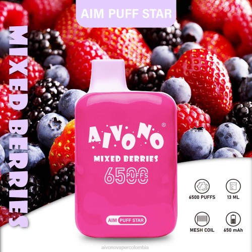 Aivono AIM PUFF STAR 6500 bayas mixtas 48P8290 - Vaper Aivono Colombia