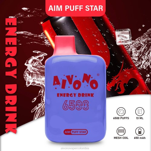 Aivono AIM PUFF STAR 6500 bebida energética 48P8293 - Aivono Puffs