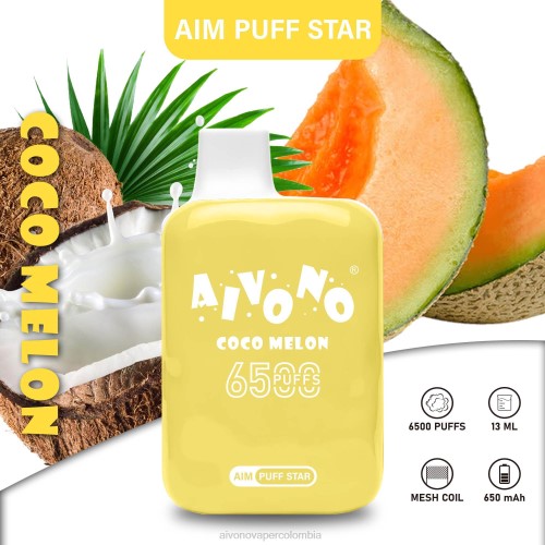Aivono AIM PUFF STAR 6500 cocomelón 48P8297 - Aivono Colombia