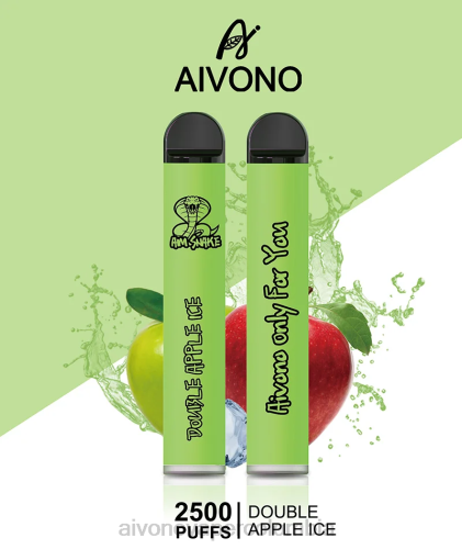 Aivono AIM SNAKE 2500 doble hielo de manzana 48P8304 - Aivono Puffs Colombia