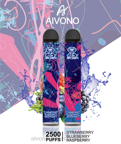 Aivono AIM SNAKE 2500 fresa arándano frambuesa 48P8318 - Aivono Puffs
