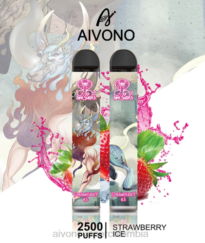 Aivono AIM SNAKE 2500 hielo de fresa 48P8319 - Aivono Puffs Colombia
