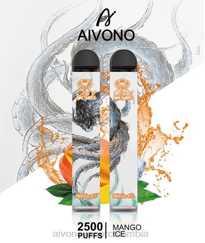 Aivono AIM SNAKE 2500 hielo de mango 48P8313 - Aivono Puffs