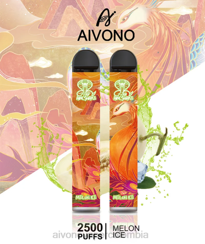 Aivono AIM SNAKE 2500 hielo de melón 48P8311 - Aivono Vaper Colombia