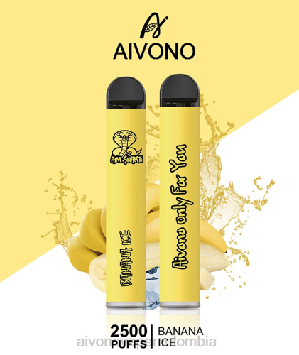 Aivono AIM SNAKE 2500 hielo de plátano 48P8298 - Aivono Puffs