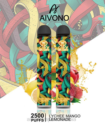 Aivono AIM SNAKE 2500 limonada de lichi y mango 48P8308 - Aivono Puffs