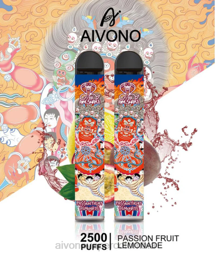 Aivono AIM SNAKE 2500 limonada de maracuyá 48P8315 - Vaper Aivono Colombia