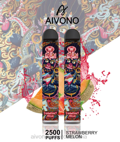 Aivono AIM SNAKE 2500 melón fresa 48P8320 - Vaper Aivono Colombia