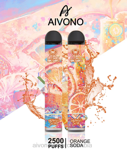 Aivono AIM SNAKE 2500 refresco de naranja 48P8314 - Aivono Puffs Colombia