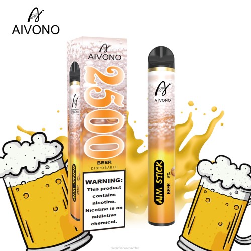 Aivono AIM STICK 2500 cerveza 48P8148 - Aivono Puffs