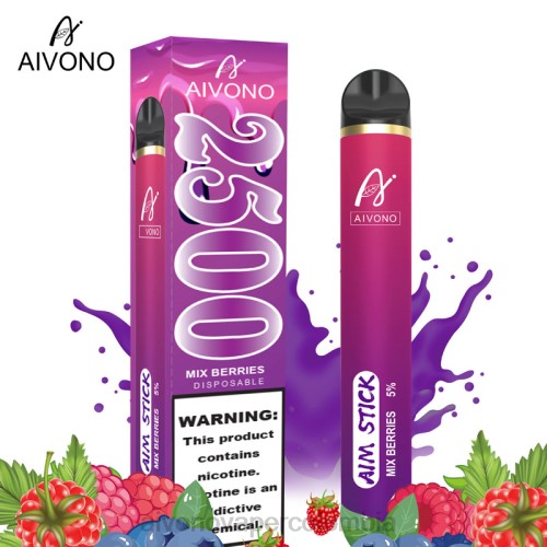 Aivono AIM STICK 2500 mezclar bayas 48P8158 - Aivono Puffs