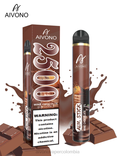 Aivono AIM STICK 2500 vino chocolate 48P8156 - Aivono Vaper Colombia