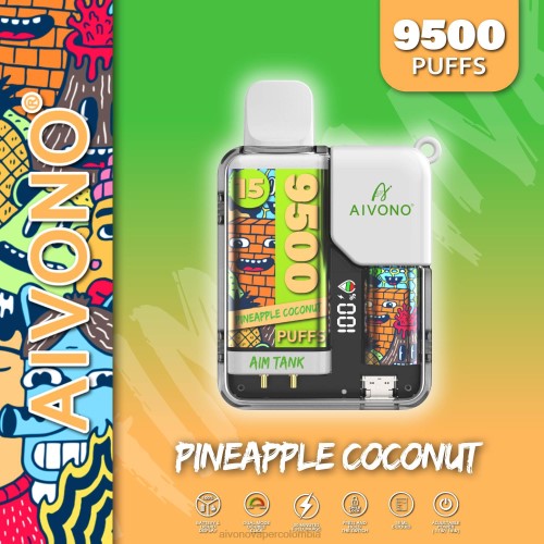 Aivono AIM TANK 9500 coco piña 48P840 - Vaper Aivono Colombia