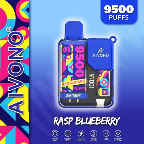 Aivono AIM TANK 9500 frambuesa arándano 48P833 - Aivono Puffs
