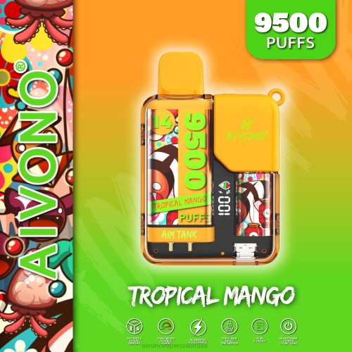 Aivono AIM TANK 9500 mango tropical 48P839 - Aivono Puffs Colombia