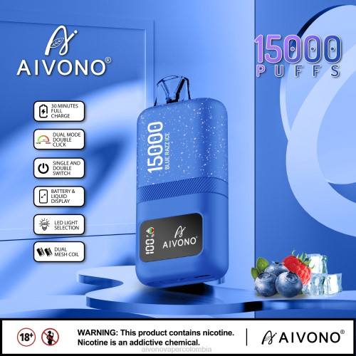 Aivono AIM magic 15000 hielo azul 48P864 - Aivono Puffs Colombia
